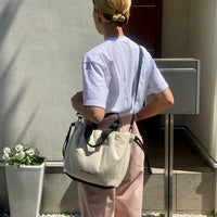 Soft Tuck Shoulder Tote Bag: S Size
