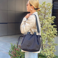 Soft Tuck Shoulder Tote Bag: S Size