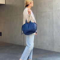 Soft Tuck Shoulder Tote Bag: S Size