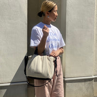 Soft Tuck Shoulder Tote Bag: S Size