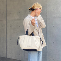 Soft Tuck Shoulder Tote Bag: S Size
