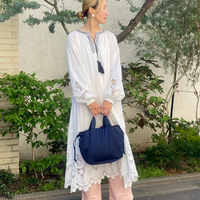 Soft Tuck Shoulder Tote Bag: S Size