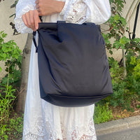 Soft Tuck Shoulder Tote Bag: M Size