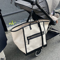 Bi-Color Canvas Tote Bag : L size
