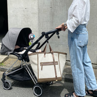 Bi-Color Canvas Tote Bag : L size