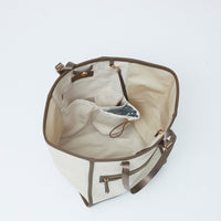 Bi-Color Canvas Tote Bag : L size