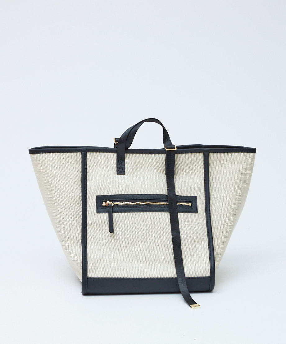 Bi-Color Canvas Tote Bag : L size – Solpresa