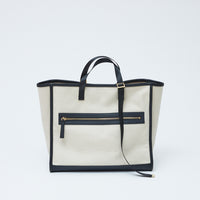 Bi-Color Canvas Tote Bag : M size