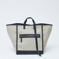 Bi-Color Canvas Tote Bag : L size