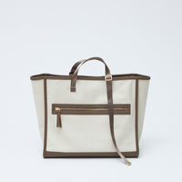 Bi-Color Canvas Tote Bag : M size