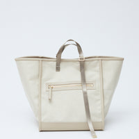 Bi-Color Canvas Tote Bag : L size