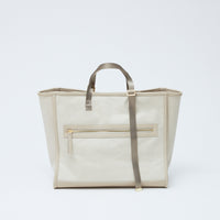 Bi-Color Canvas Tote Bag : M size
