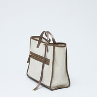 Bi-Color Canvas Tote Bag : M size