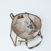 Bi-Color Canvas Tote Bag : M size