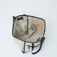Bi-Color Canvas Tote Bag : L size