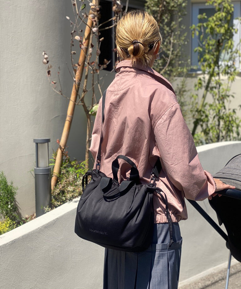 Soft Tuck Shoulder Tote Bag: S Size