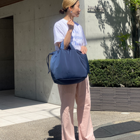 Soft Tuck Shoulder Tote Bag: M Size