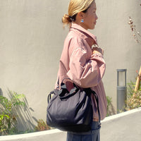 Soft Tuck Shoulder Tote Bag: S Size