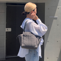 Quilting Shoulder Tote Bag: S Size
