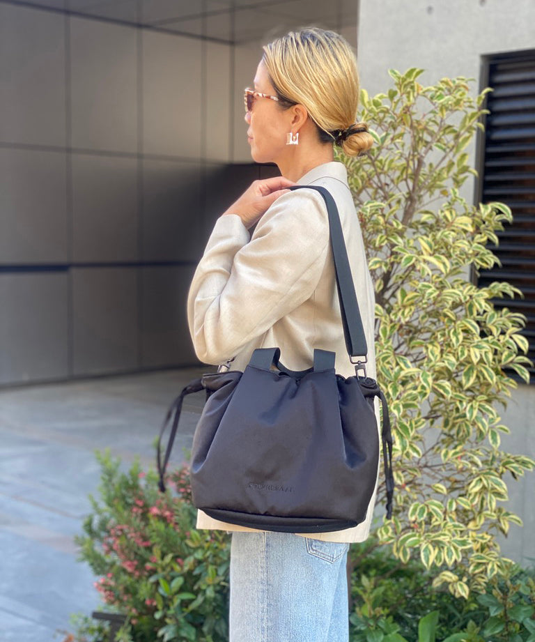 Soft Tuck Shoulder Tote Bag: S Size
