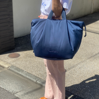 Soft Tuck Shoulder Tote Bag: M Size