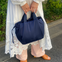 Soft Tuck Shoulder Tote Bag: S Size
