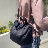 Soft Tuck Shoulder Tote Bag: S Size