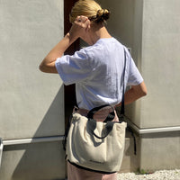 Soft Tuck Shoulder Tote Bag: S Size