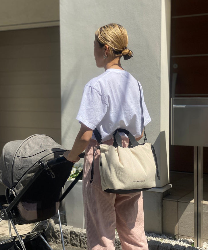 Soft Tuck Shoulder Tote Bag: S Size