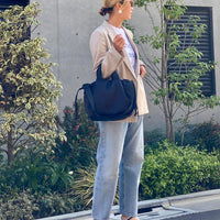 Soft Tuck Shoulder Tote Bag: S Size