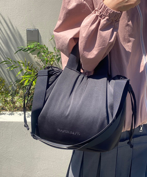 Soft Tuck Shoulder Tote Bag: S Size