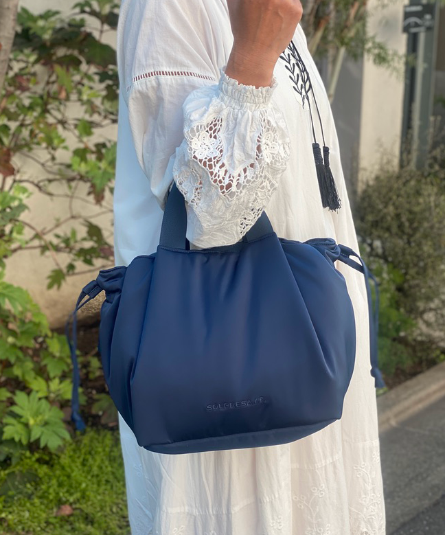Soft Tuck Shoulder Tote Bag: S Size
