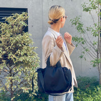Soft Tuck Shoulder Tote Bag: S Size