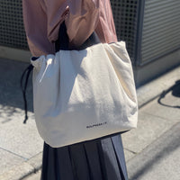 Soft Tuck Shoulder Tote Bag: M Size