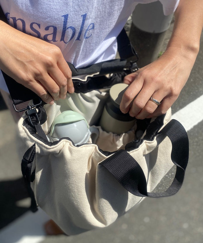Soft Tuck Shoulder Tote Bag: S Size