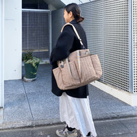 Quilting Tote Shoulder Bag