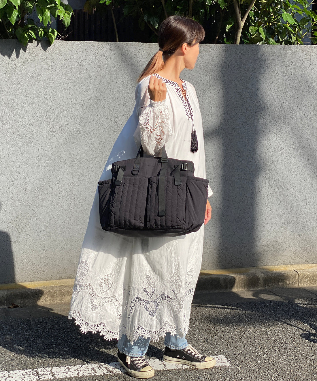 Quilting Tote Shoulder Bag