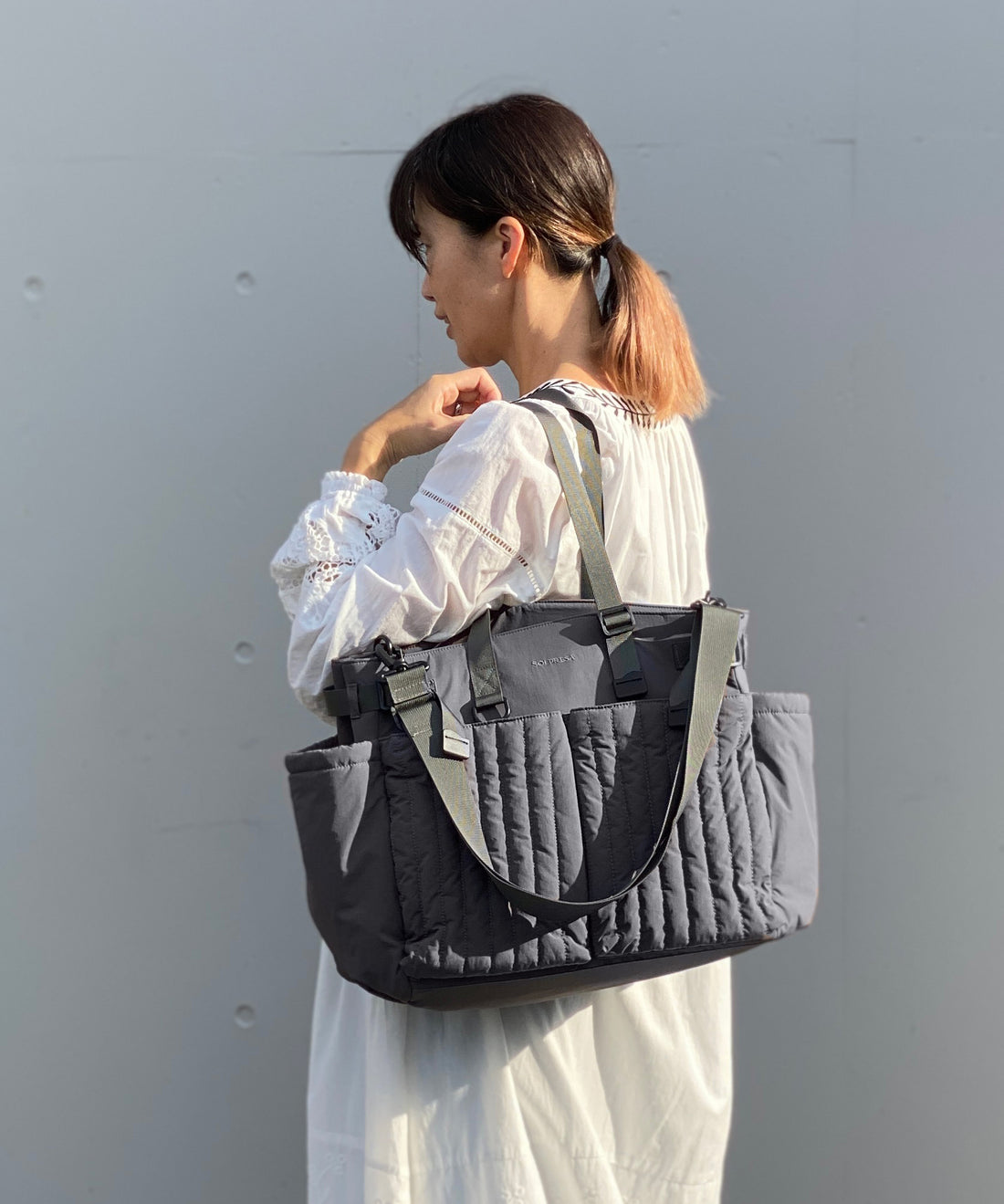 Quilting Tote Shoulder Bag