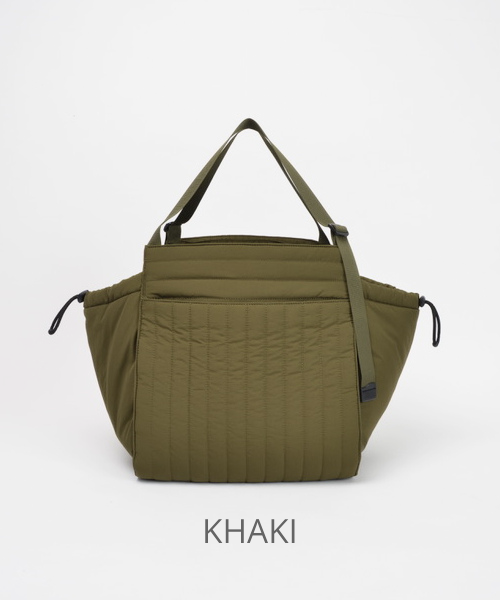 【美品】SOLPRESA オリーブ キルティング トートバッグ Quilting Tote Bag: M Size – Solpresa