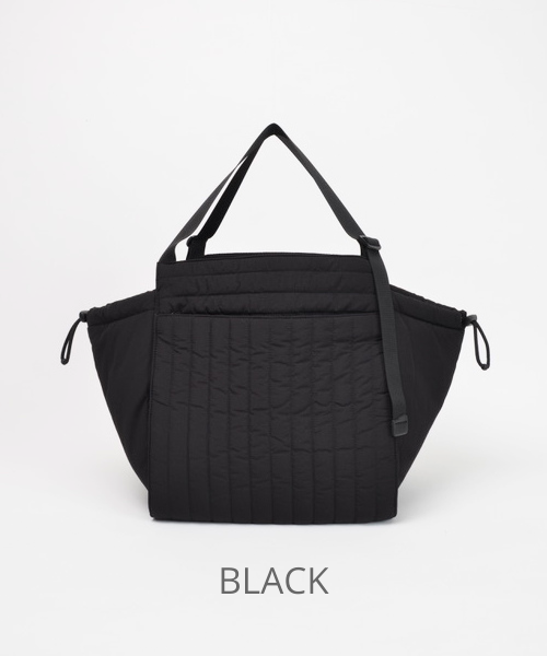 ソルプレーサ SOLPRESA ブラック キルティング マザーズバッグ M Quilting Tote Bag: M Size – Solpresa